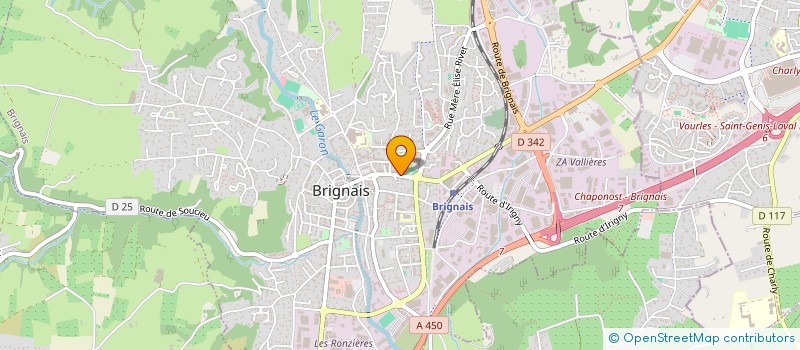 localisation de l'entreprise RAIDS EUROSPORTIFS BRIGNAIS à BRIGNAIS