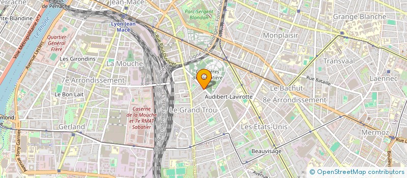 localisation de l'entreprise RAIES TAXI  LYON