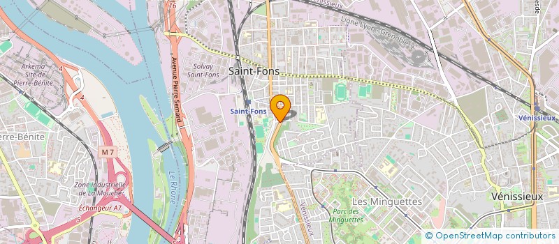 localisation de l'entreprise RAIL  SAINT-FONS