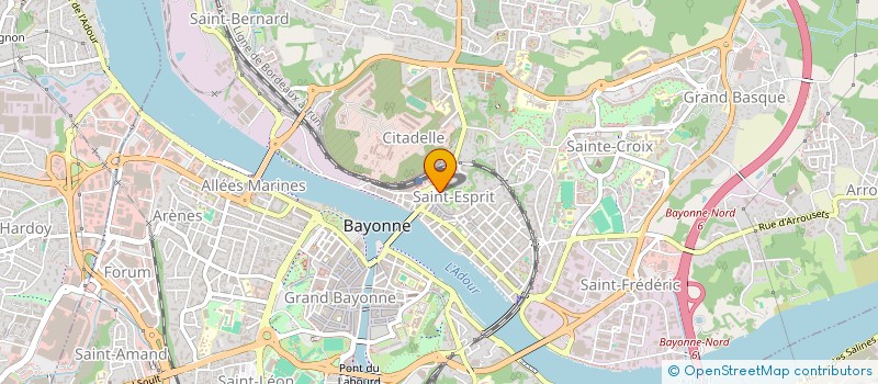 localisation de l'entreprise RAIL BAYONNAIS à BAYONNE