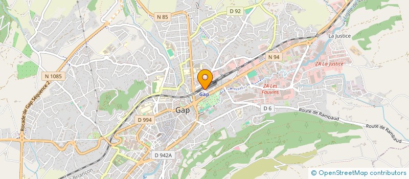 localisation de l'entreprise RAIL CLUB ALPIN à GAP