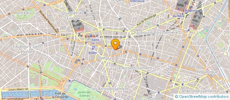 localisation de l'entreprise RAIL EUROPE  PARIS