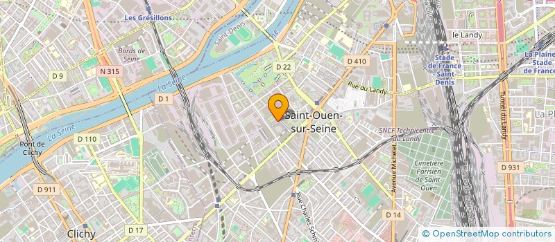 localisation de l'entreprise RAIL LOGISTICS EUROPE à SAINT-OUEN-SUR-SEINE