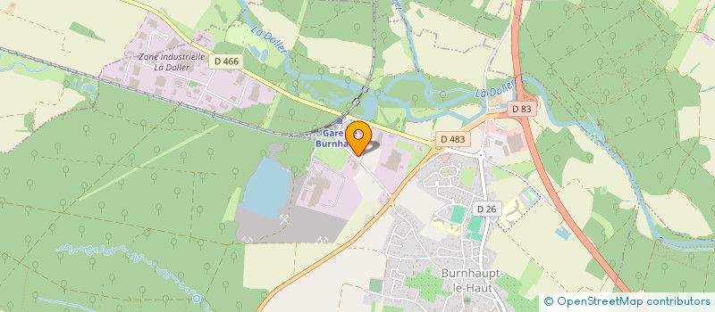 localisation de l'entreprise RAIL MAINTENANCE SERVICES  BURNHAUPT-LE-HAUT