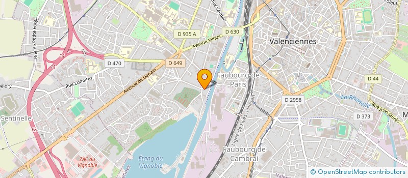 localisation de l'entreprise RAIL MODELISME VALENCIENNOIS  VALENCIENNES