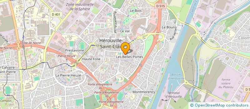localisation de l'entreprise RAIL NORMANDIE DELICE SARL à HEROUVILLE SAINT CLAIR