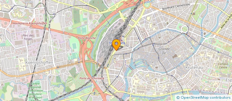 localisation de l'entreprise RAIL PRESTATIONS à STRASBOURG