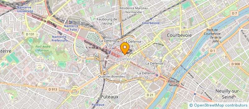 localisation de l'entreprise RAIL SOLUTIONS à COURBEVOIE