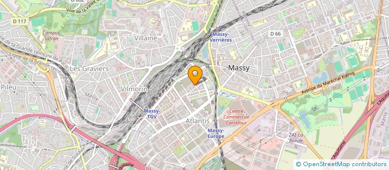 localisation de l'entreprise RAILEXPERT à MASSY