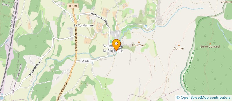 localisation de l'entreprise RAILLON SERVICES  VAUNAVEYS-LA-ROCHETTE