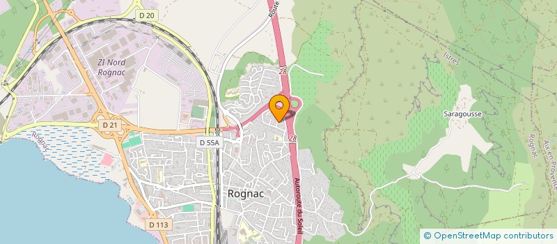 localisation de l'entreprise RAILLY  ROGNAC