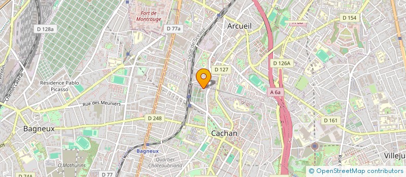 localisation de l'entreprise RAILROAD  CACHAN