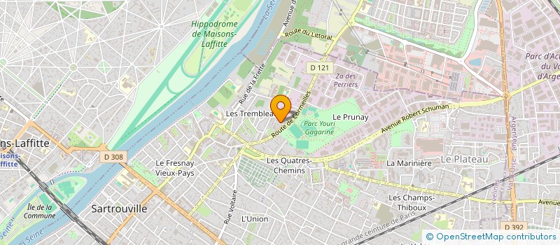 localisation de l'entreprise RAILSFORDEV à SARTROUVILLE