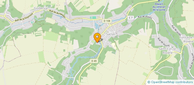 localisation de l'entreprise RAILVERT à SAINT-CYR-LA-RIVIERE