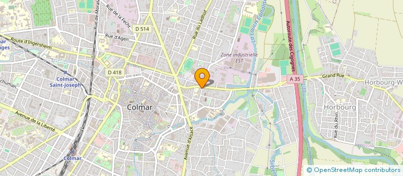 localisation de l'entreprise RAILYANS  COLMAR