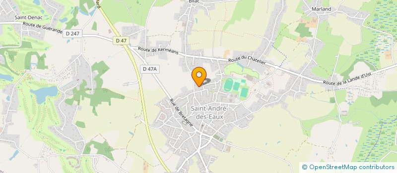 localisation de l'entreprise RAIMBAUD SEVERAC  SAINT-ANDRE-DES-EAUX