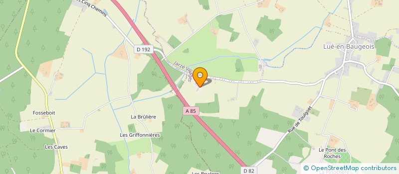 localisation de l'entreprise RAIMBAULT à JARZE VILLAGES