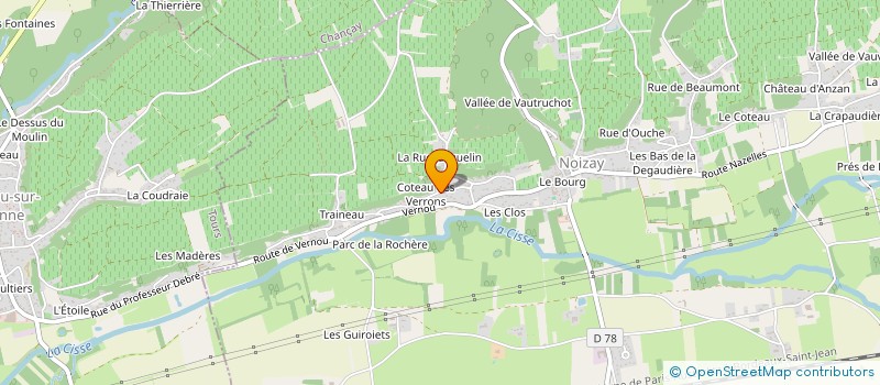 localisation de l'entreprise RAIMBAULT J-G  NOIZAY