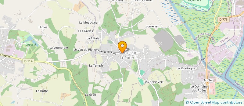 localisation de l'entreprise RAIMBAULT SARL  SAINT-JEAN-LA-POTERIE