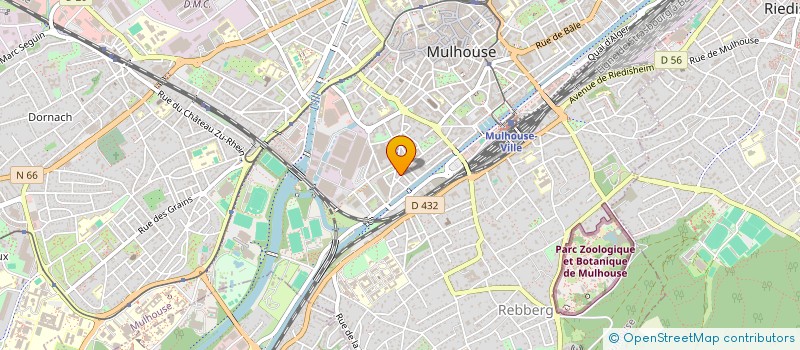 localisation de l'entreprise RAIMBAULT VIAL  MULHOUSE