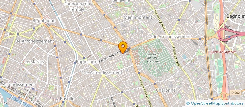 localisation de l'entreprise RAIMBOW FILMS  PARIS