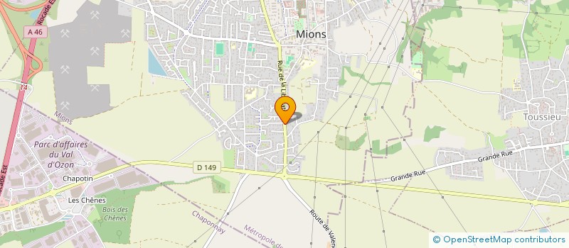 localisation de l'entreprise RAIMOND MICHOT LMNP  MIONS