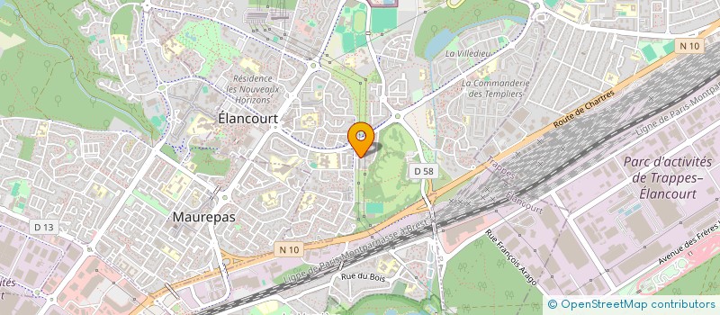 localisation de l'entreprise RAIMONDI FINANCE à ELANCOURT