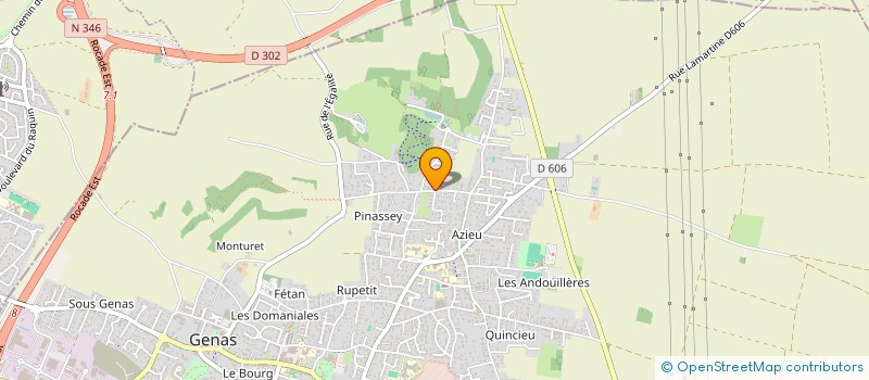 localisation de l'entreprise RAIMONDI IMMOBILIER à GENAS