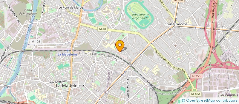 localisation de l'entreprise RAIN à MARCQ-EN-BARŒUL