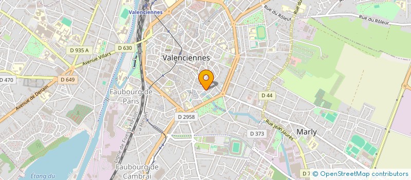 localisation de l'entreprise RAIN & DRIVE à VALENCIENNES
