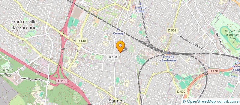 localisation de l'entreprise RAIN & M CONSTRUCTION  ERMONT