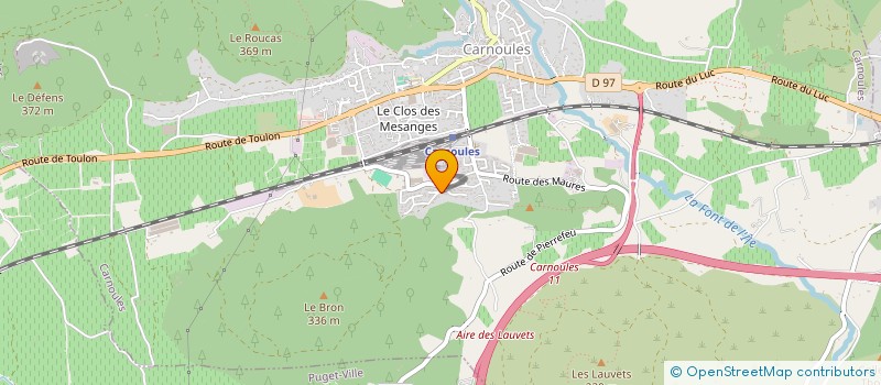 localisation de l'entreprise RAIN STARS COMPAGNIE à CARNOULES
