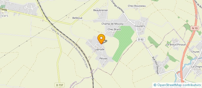 localisation de l'entreprise RAINARD GUILLOT  VARS