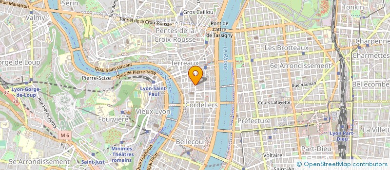 localisation de l'entreprise RAINBOW à LYON 1ER