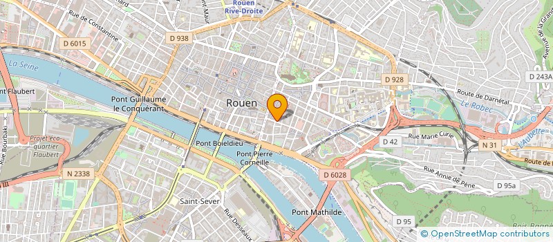 localisation de l'entreprise RAINBOW à ROUEN