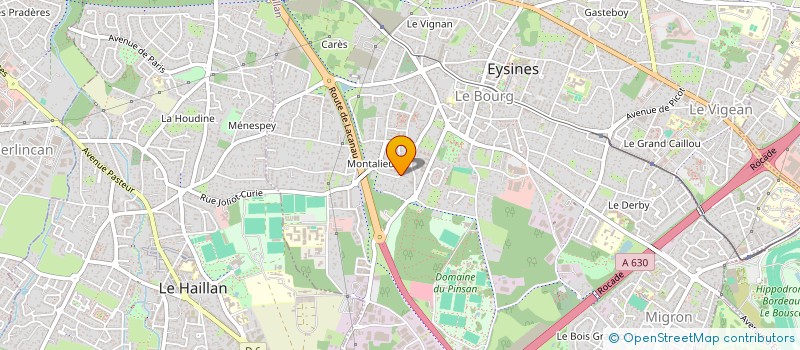 localisation de l'entreprise RAINBOW  BIGANOS