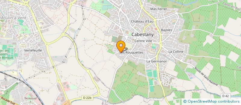 localisation de l'entreprise RAINBOW  CABESTANY