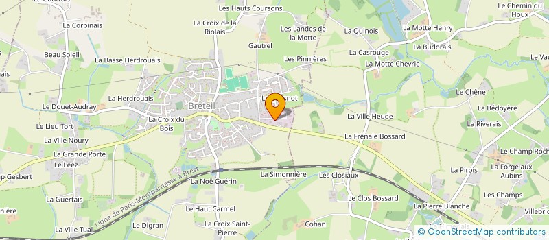 localisation de l'entreprise RAINBOW  BRETEIL