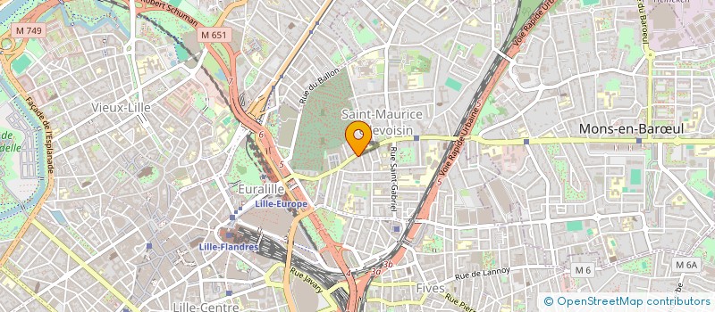 localisation de l'entreprise RAINBOW AUDIOLOGIE à LILLE