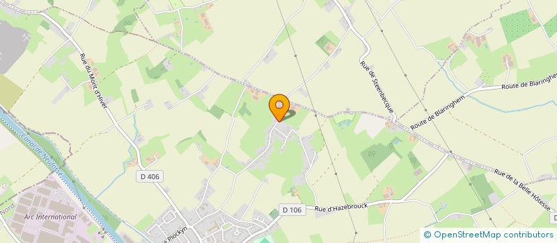 localisation de l'entreprise RAINBOW II  BLARINGHEM