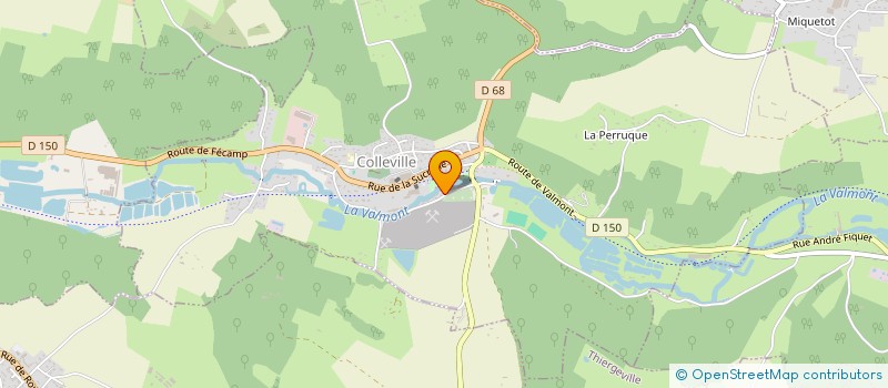 localisation de l'entreprise RAINBOW 'N' CAUX  FECAMP