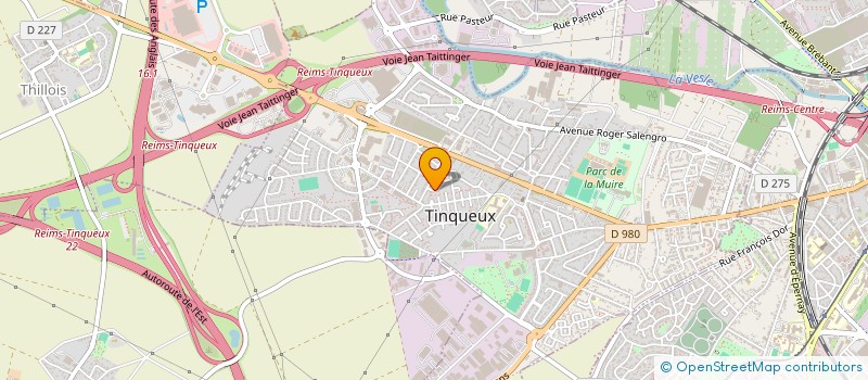 localisation de l'entreprise RAINBOW PROD COMPAGNIE  TINQUEUX