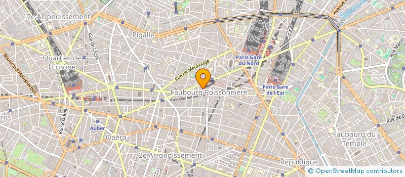 localisation de l'entreprise RAINBOW PROMOTION à PARIS