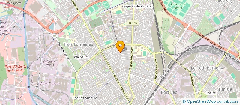 localisation de l'entreprise RAINBOW REIMS  REIMS