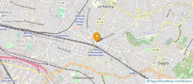 localisation de l'entreprise RAINCY FRERES AIRED RYFA à LE RAINCY