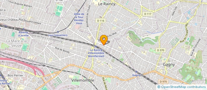 localisation de l'entreprise RAINCYMO  LE RAINCY