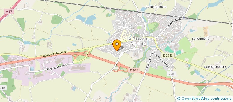 localisation de l'entreprise RAINEREAU SAMUEL PATRIMOINE  LA CHAIZE-LE-VICOMTE