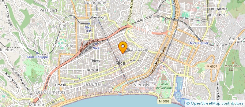 localisation de l'entreprise RAINERI à NICE