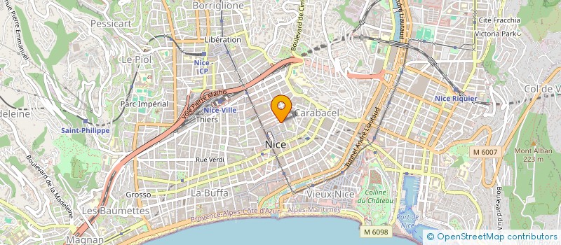 localisation de l'entreprise RAINERI HUGO à NICE
