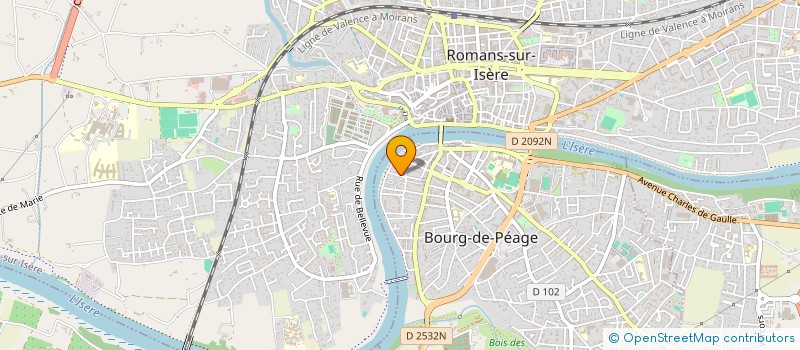 localisation de l'entreprise RAINETTE  BOURG-DE-PEAGE